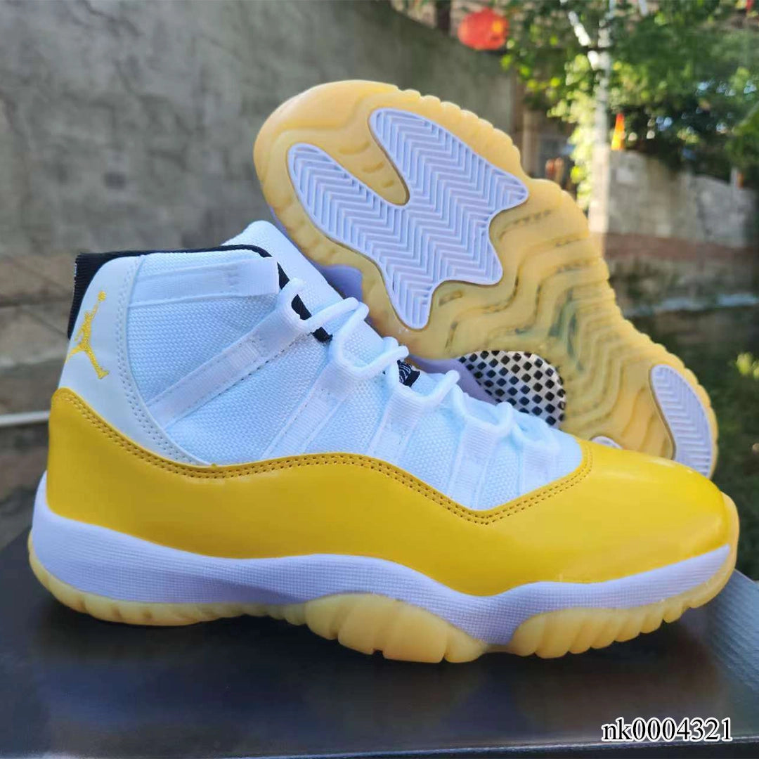 AJ 11 White Yellow Shoes Sneakers - nk0004321 image 6