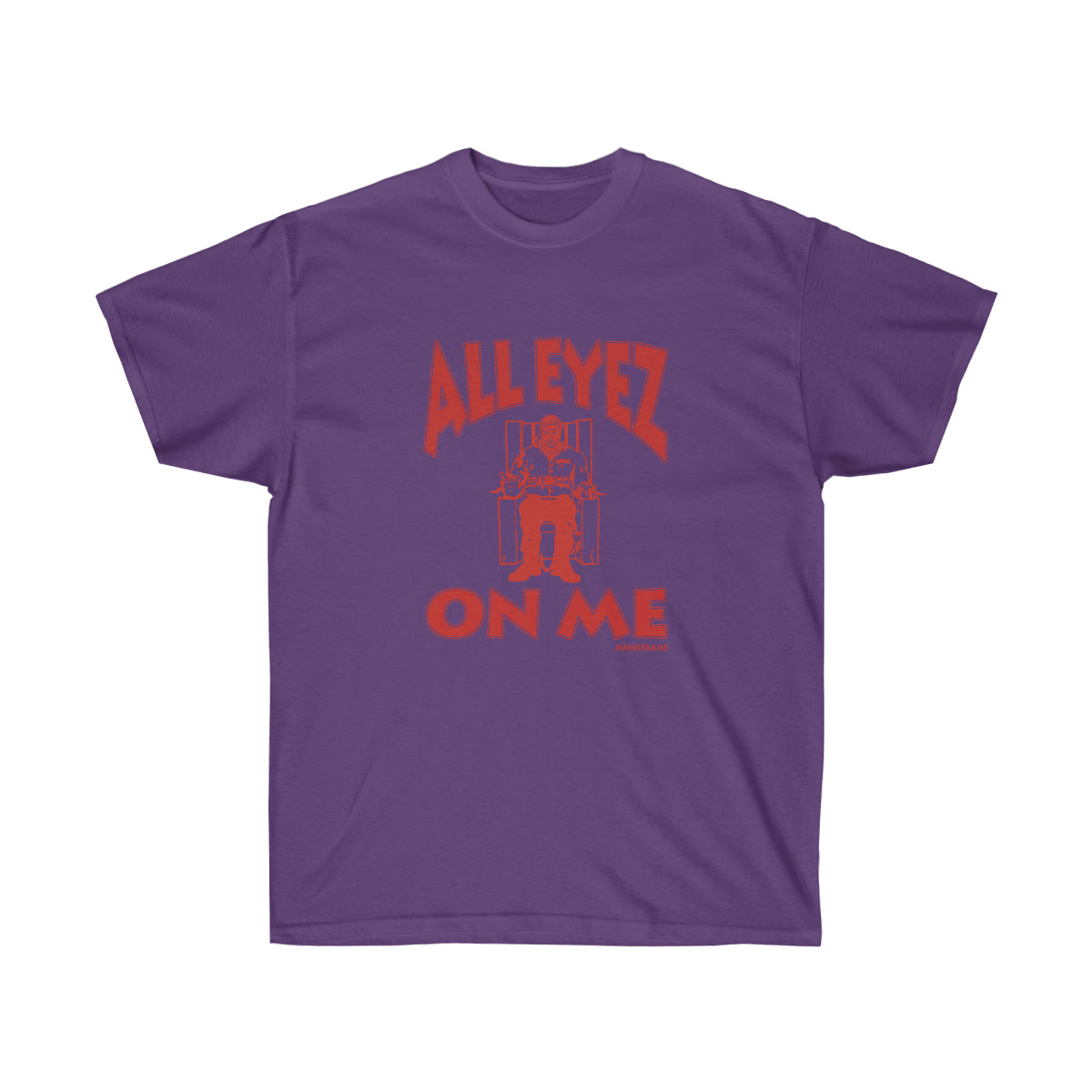 All Eyez On Me Men T-Shirt - Purple, S image