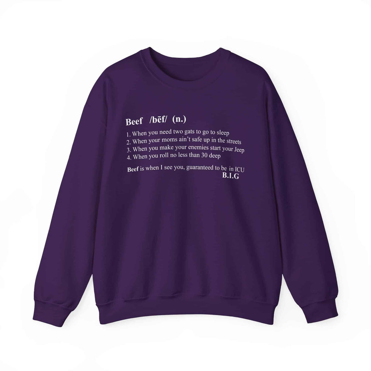 Beef Definition Crewneck Sweatshirt image 40