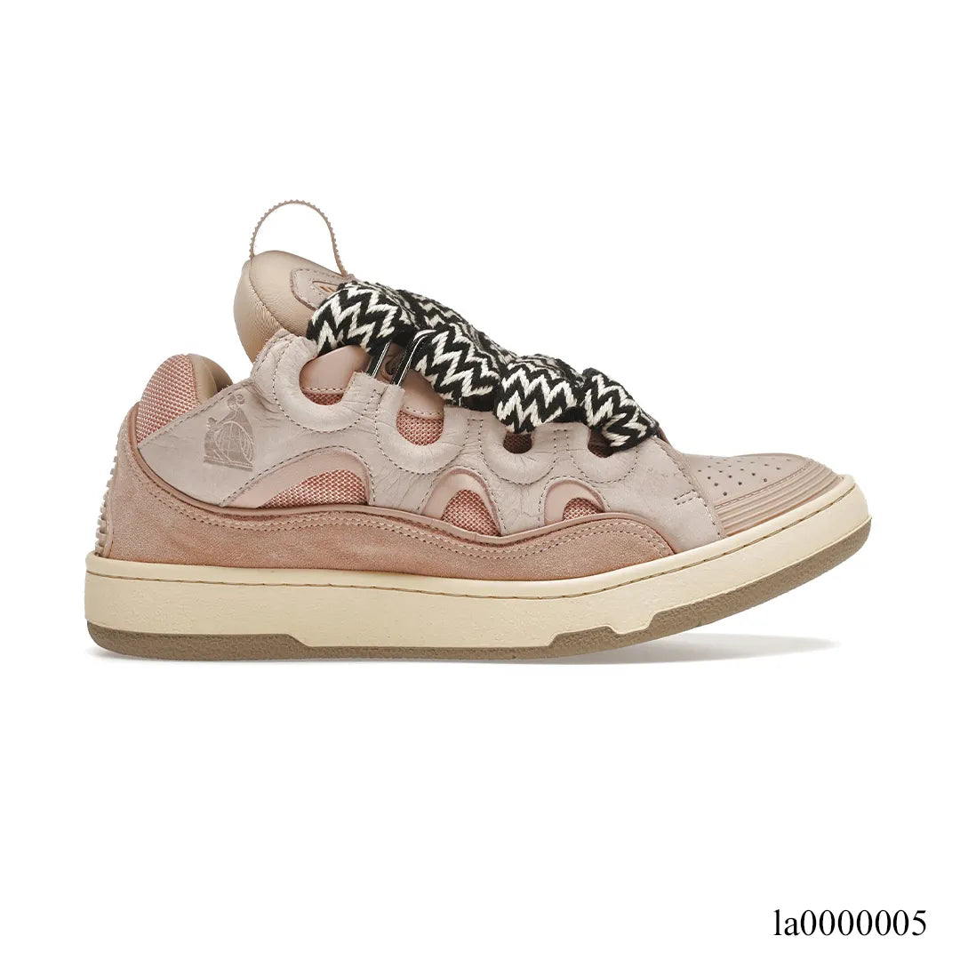 Lanvin Leather Curb Pink Shoes Sneakers - la0000005 image