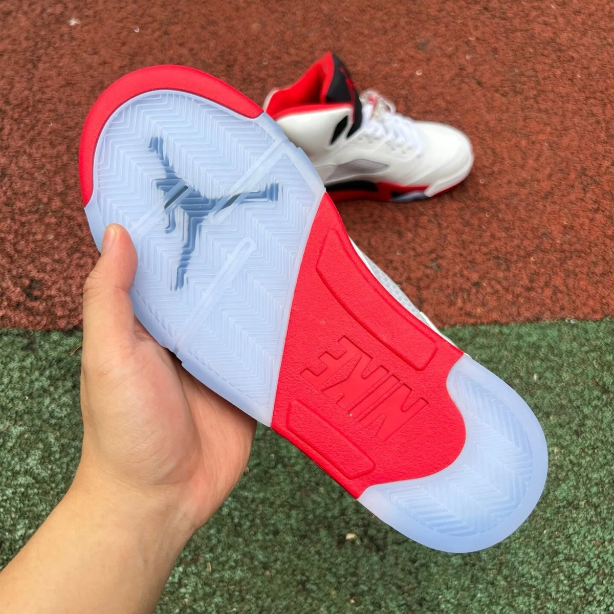 AJ 5 Fire Red 2025 Shoes Sneakers - nk0003962 image 5