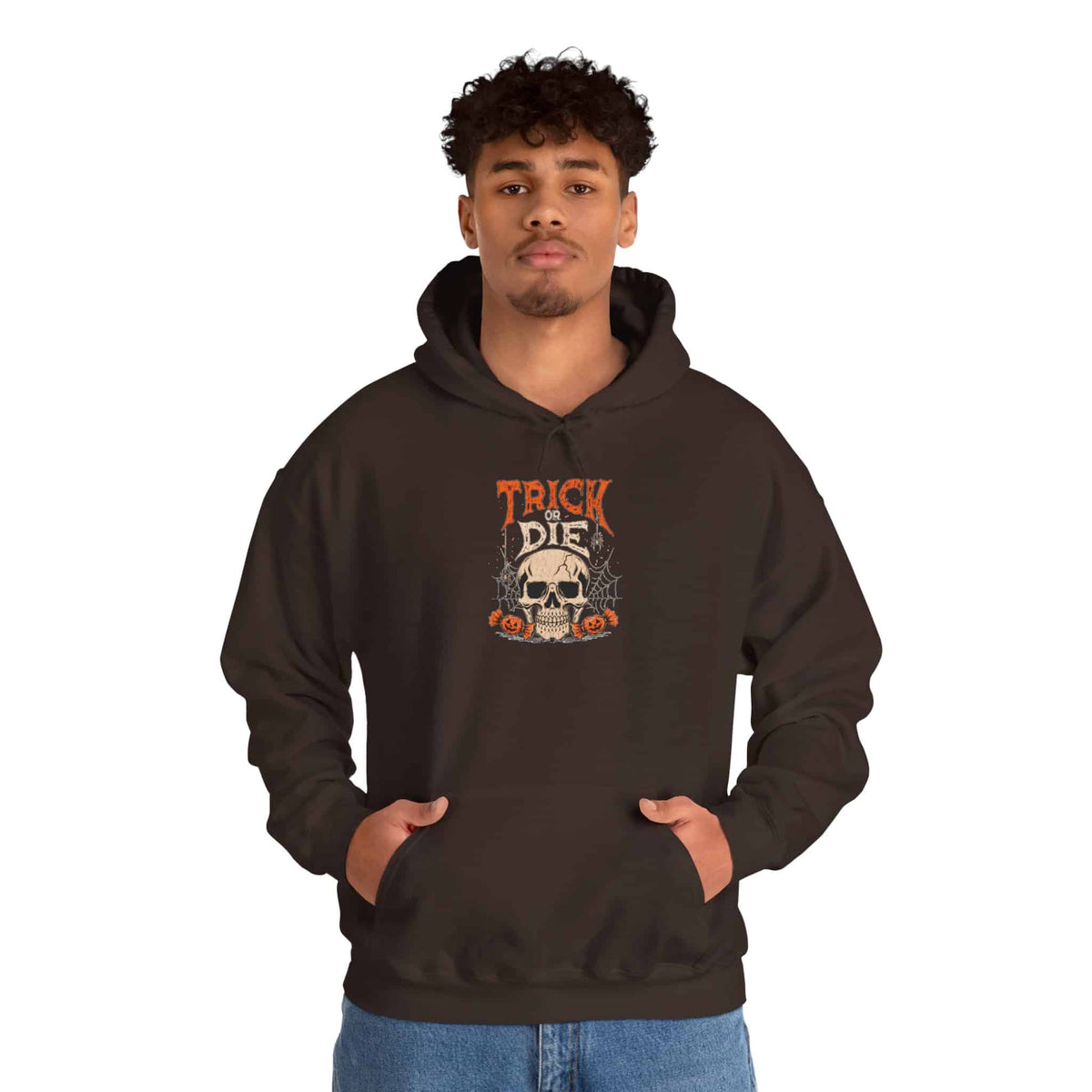 TRICK OR DIE Hooded Sweatshirt image 33