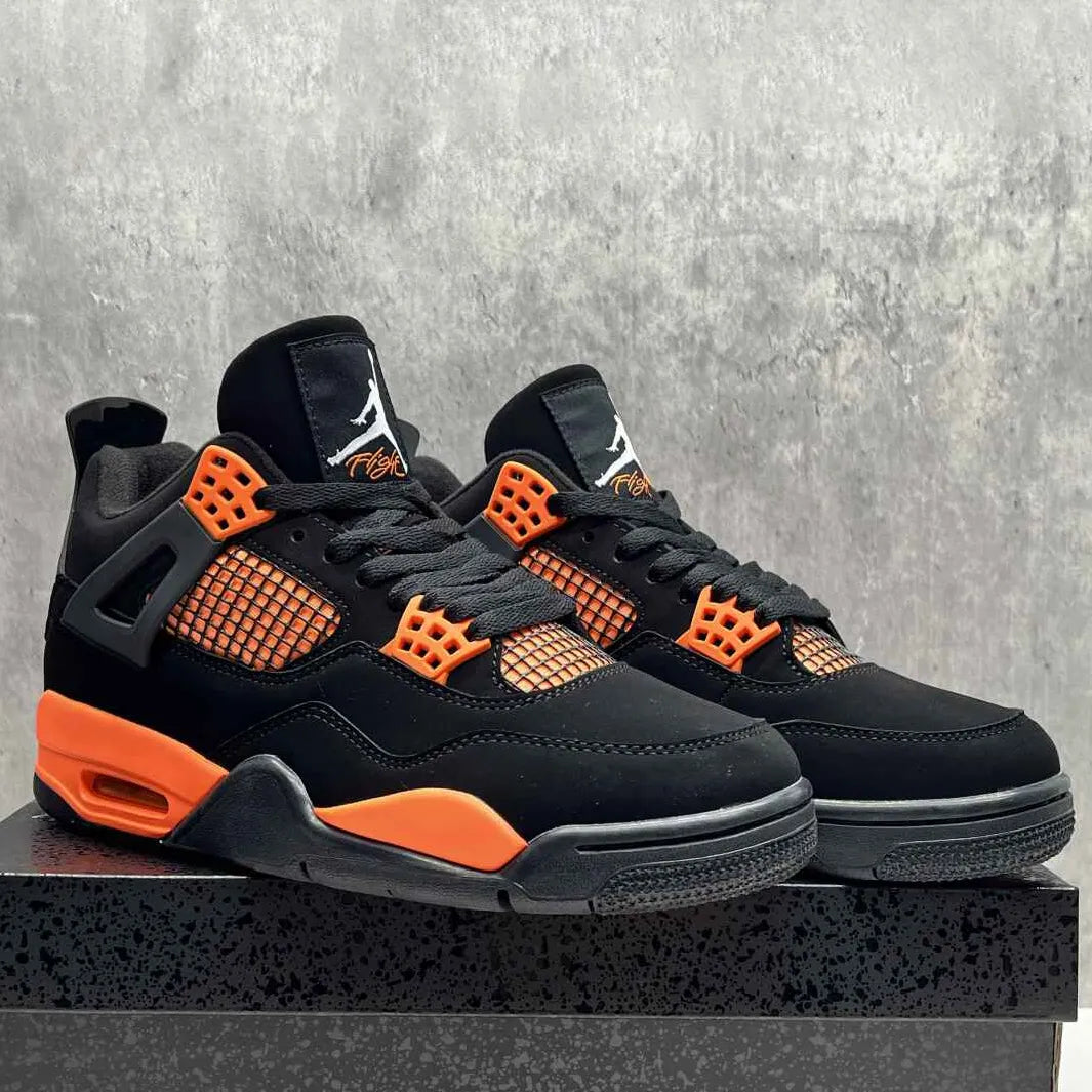 AJ 4 Orange Thunder Shoes Sneakers - nk0004803 image 5