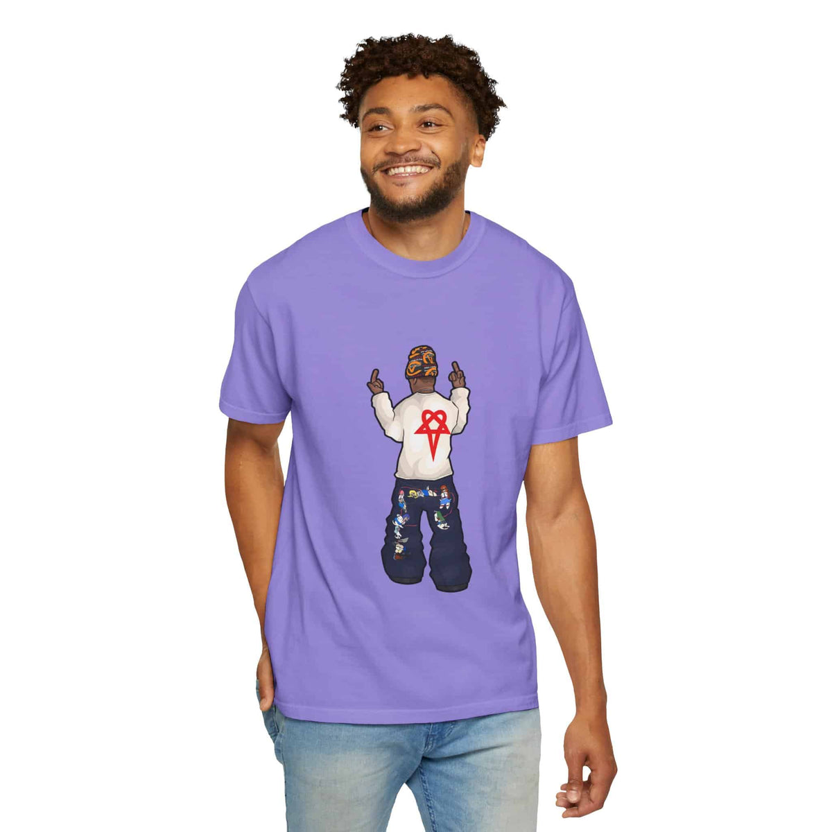Rebel Attitude Unisex Garment-Dyed T-shirt image 54