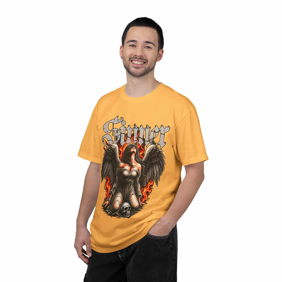 Sinner’s Flame Unisex Garment-Dyed T-shirt image 32