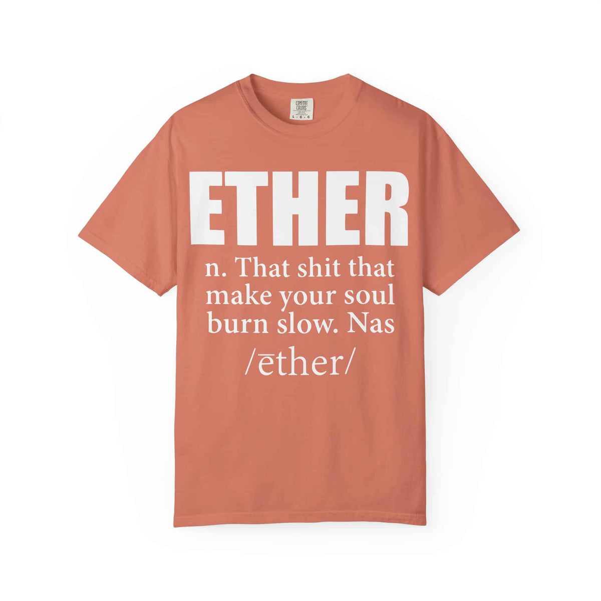 Ether Unisex Garment-Dyed T-shirt image
