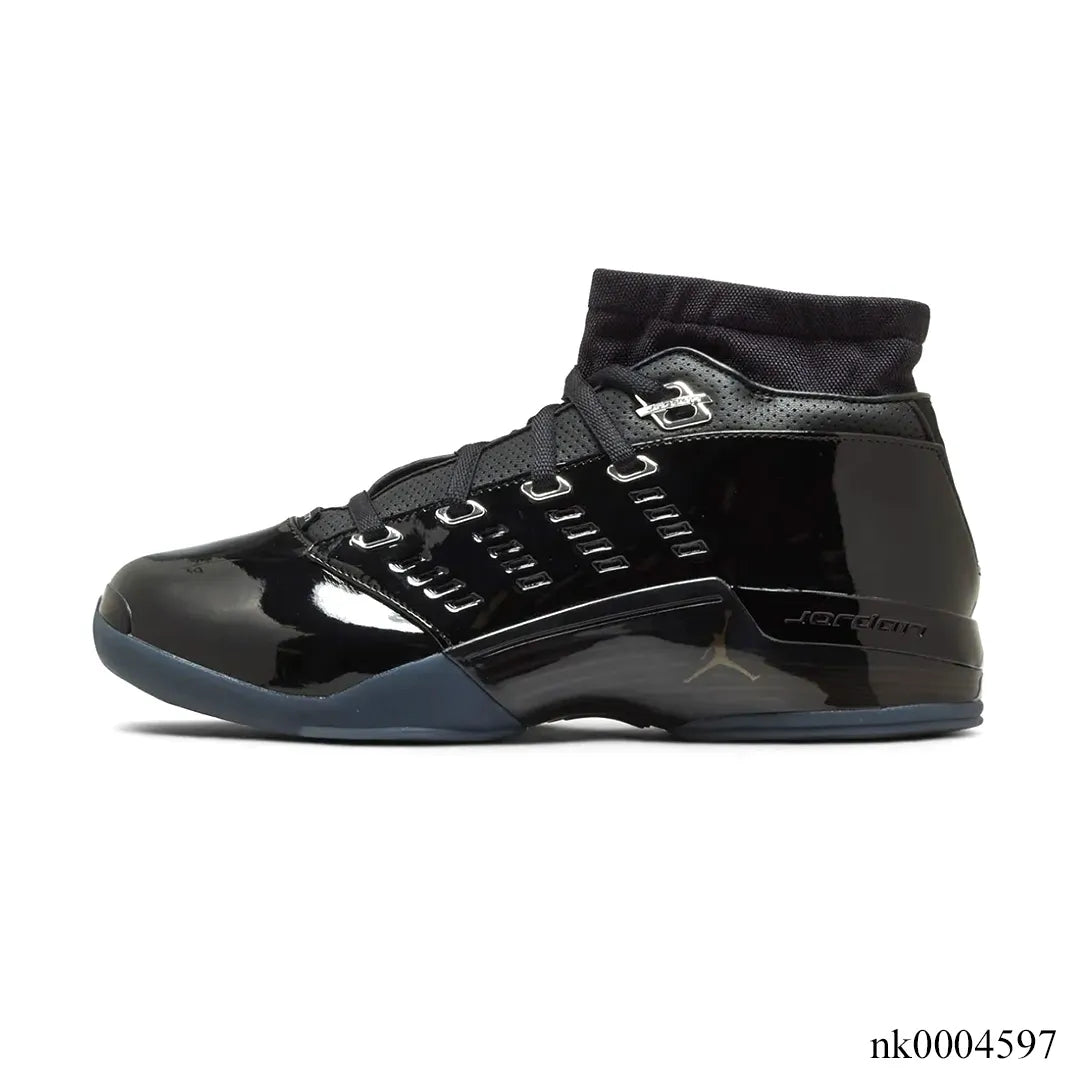 [Premium] AJ 17 Low Black Patent Shoes Sneakers – nk0004597 image 1