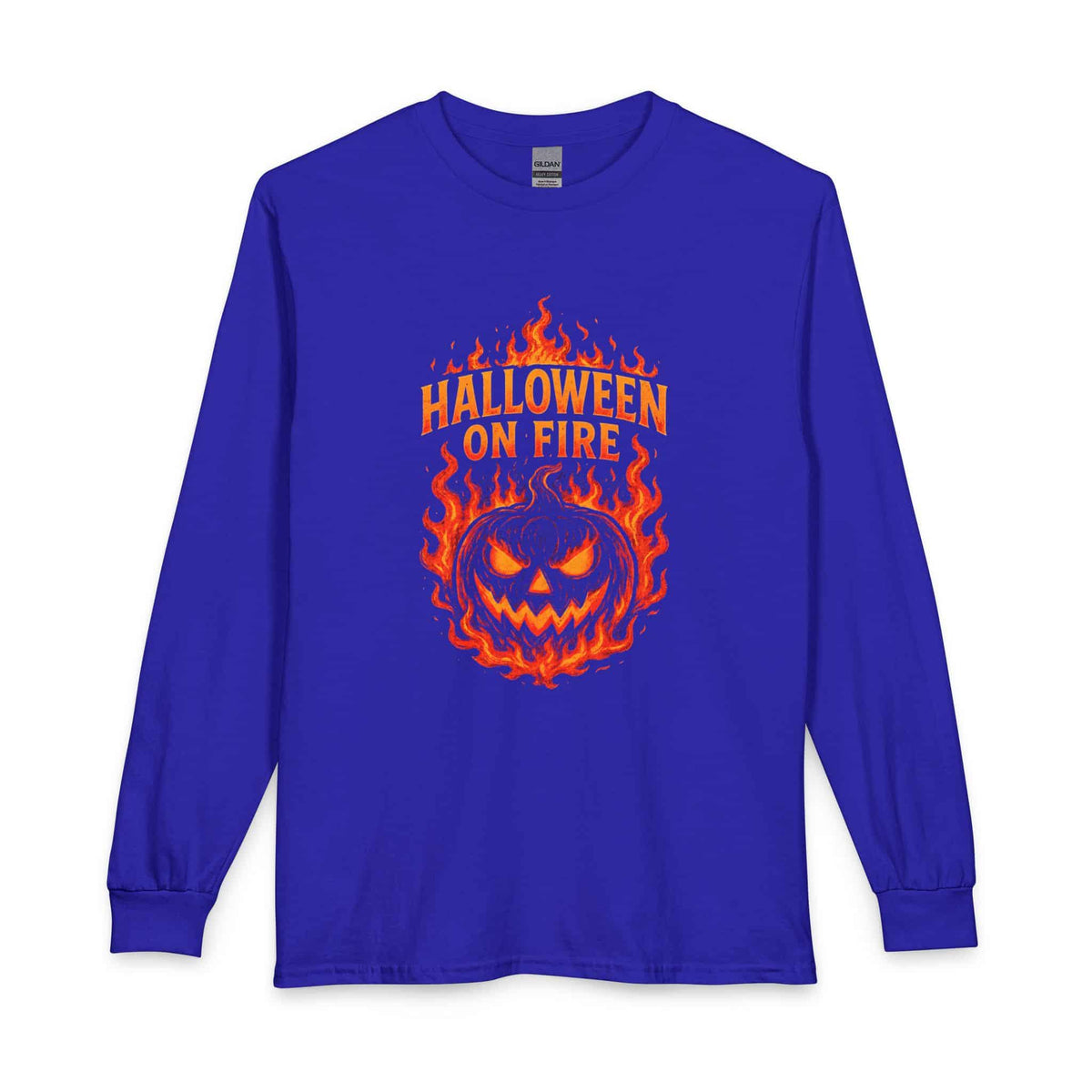Halloween on Fire Long Sleeve T-Shirt image
