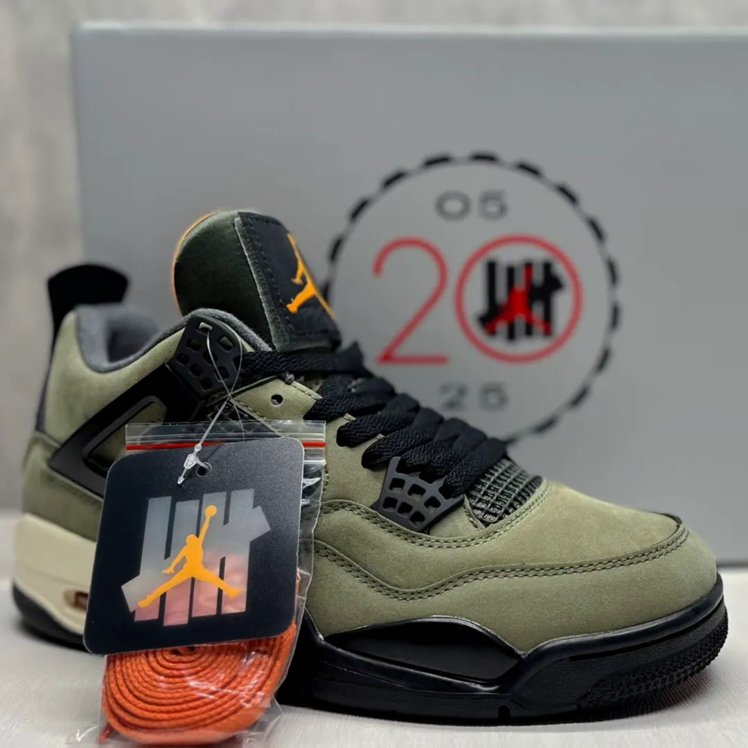Undefeated x AJ 4 Shoes Sneakers - nk0003692 image 3