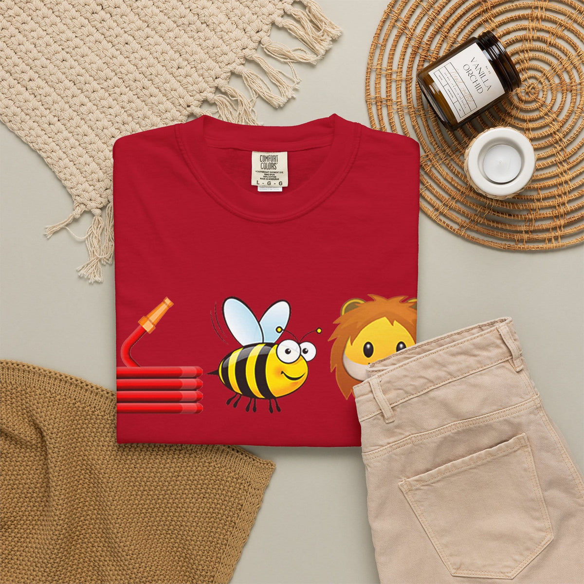 Bee Unisex Garment-Dyed T-shirt image 59