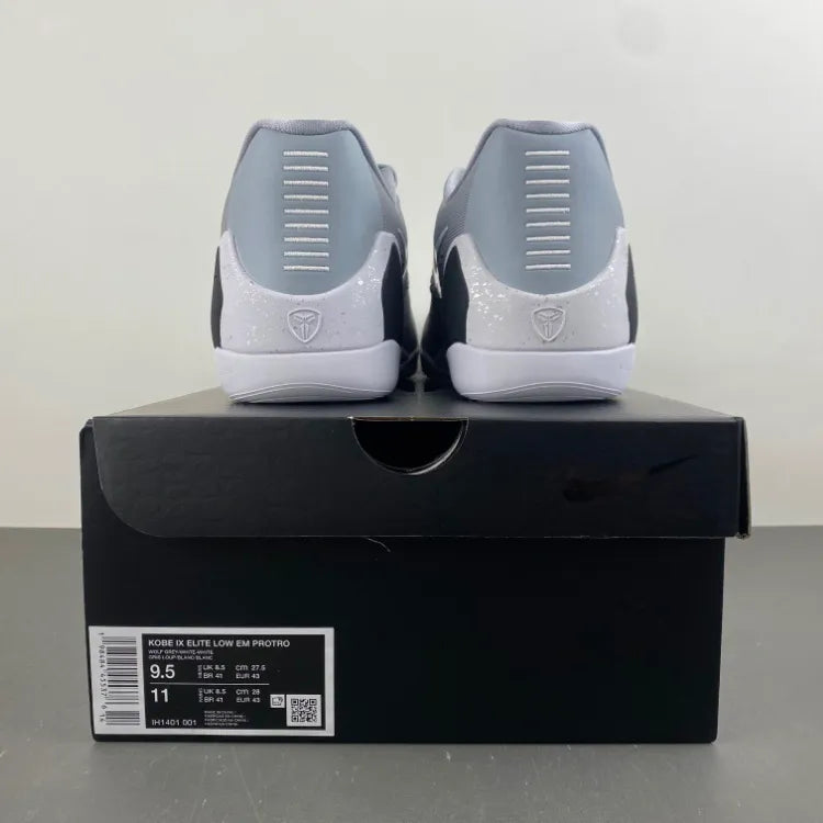 Kobe 9 EM Low Protro TB Wolf Grey Shoes Sneakers – nk0004898 image 10