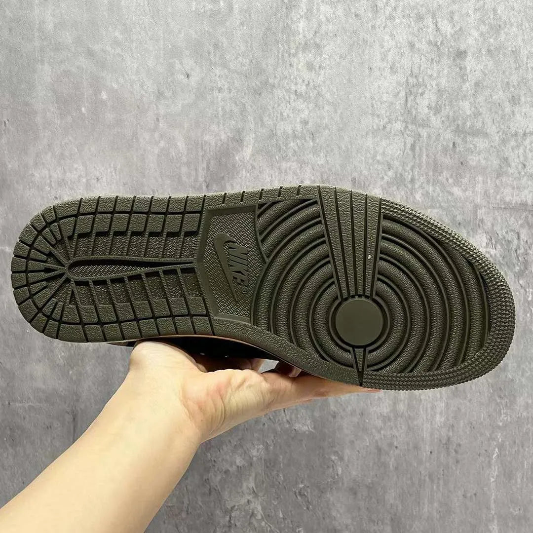 Travis Scott x AJ 1 Low OG Black Olive Shoes Sneakers – nk0003548 image 8