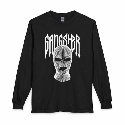 Gangster Mask Long Sleeve T-Shirt image 0