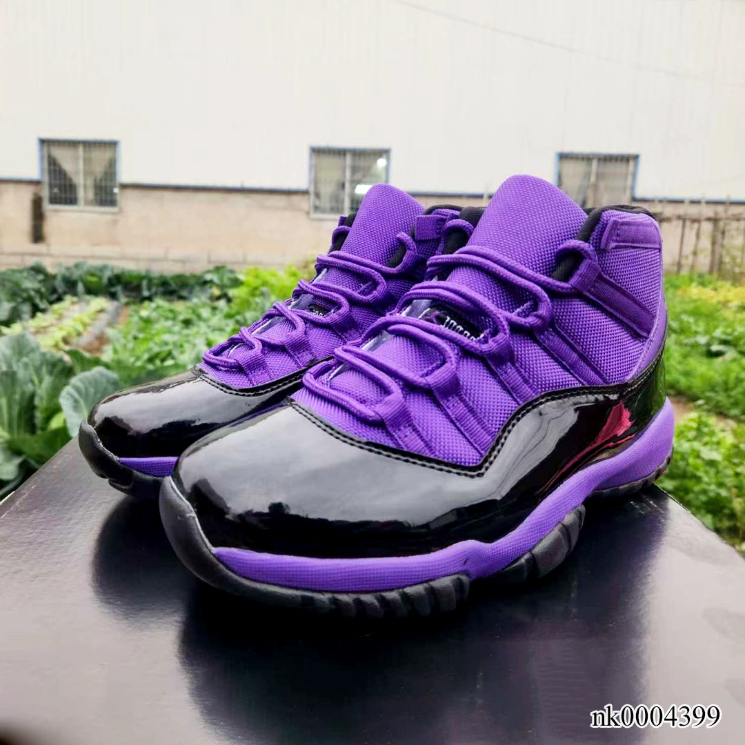 AJ 11 Black Purple Shoes Sneakers – nk0004399 image 5