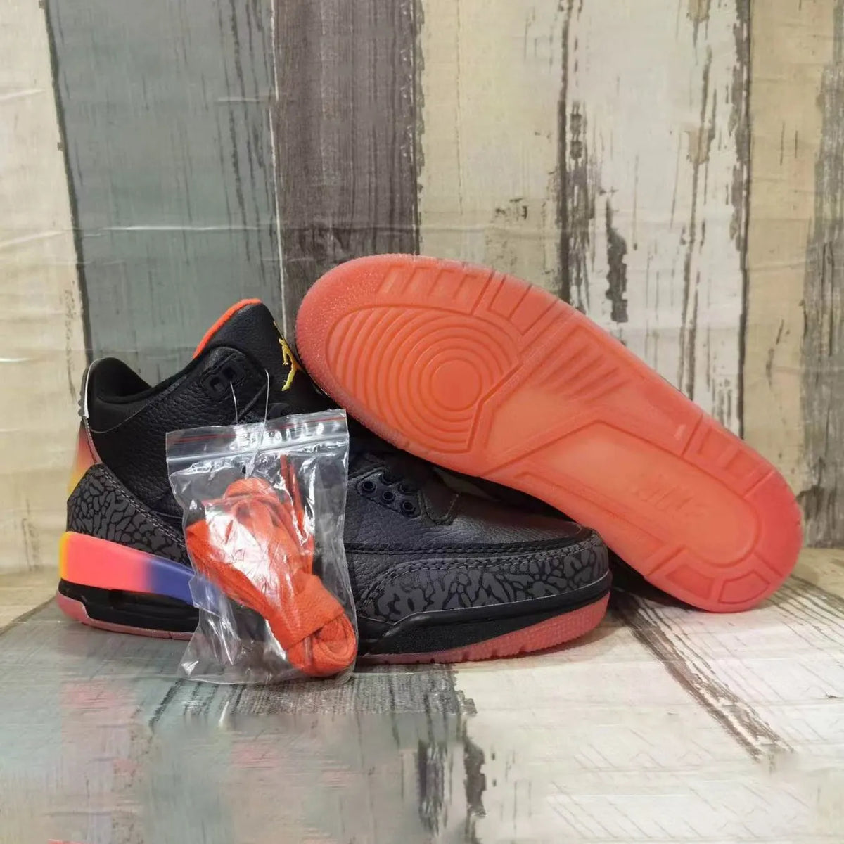 J Balvin x AJ 3 Rio Shoes Sneakers - nk0003832 image 4