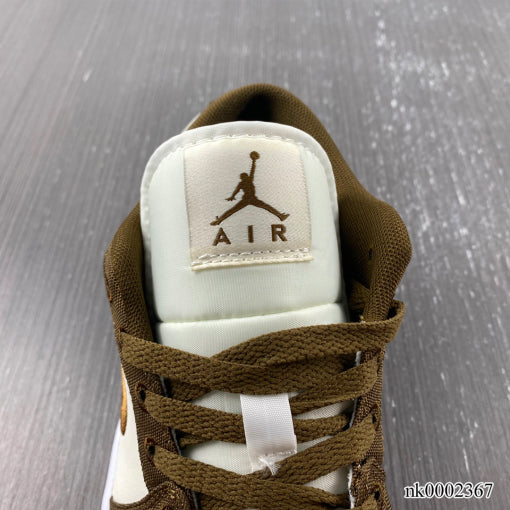 AJ 1 Low Light Olive Shoes Sneakers - nk0002367 image 5