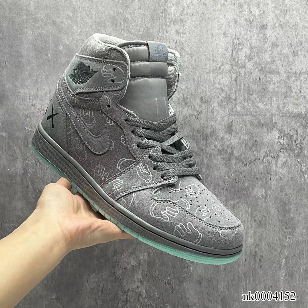 KAWS x AJ 1 High Cool Grey Shoes Sneakers - nk0004152 image 3
