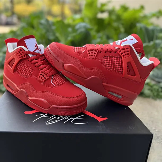 AJ 4 Triple Red Shoes Sneakers - nk0004844 image 7