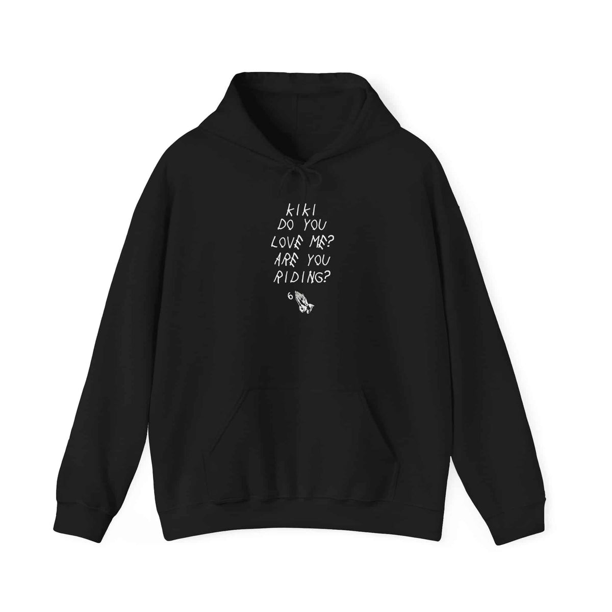 Kiki Loves Me Unisex Heavy Blend™ Hooded Sweatshirt - XL, Black image