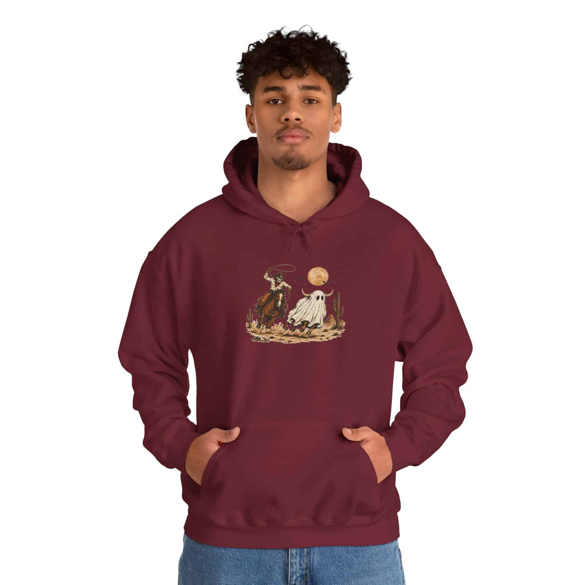 Halloween Cowboy Hooded Sweatshirt image 89