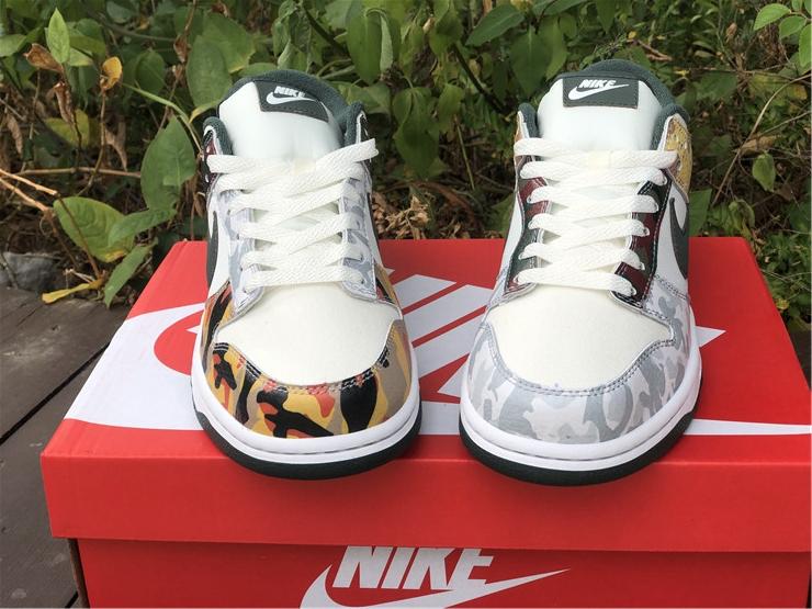 Dunk Low SE Sail Multi Camo Shoes Sneakers - nk0001710 image 7