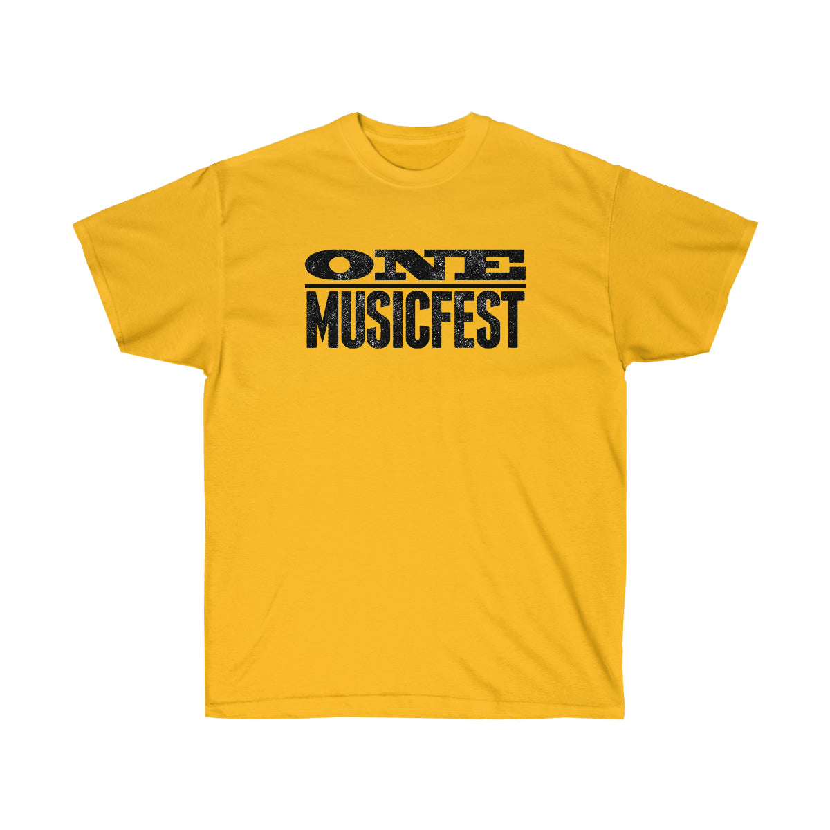 One Musicfest Men T - Shirt - Gold, M image