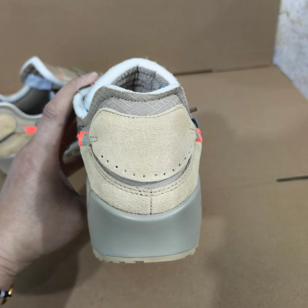 OW x AM 90 'Desert Ore' Shoes Sneakers – nk0004822 image 17