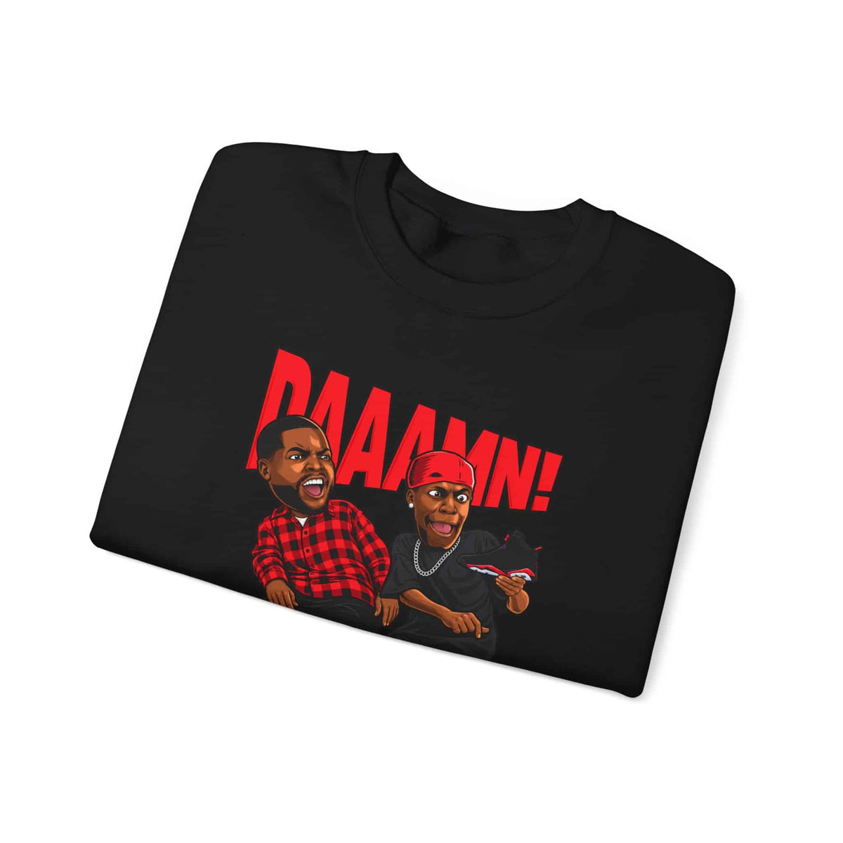 Graphic Print Crewneck Sweatshirt - POD0035 image 2