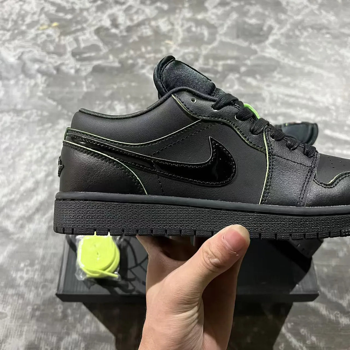 AJ 1 Low Black Cat Shoes Sneakers - nk0004119 image 13
