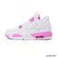 AJ 4 White Pink Oreo Shoes Sneakers - nk0003985 image 1