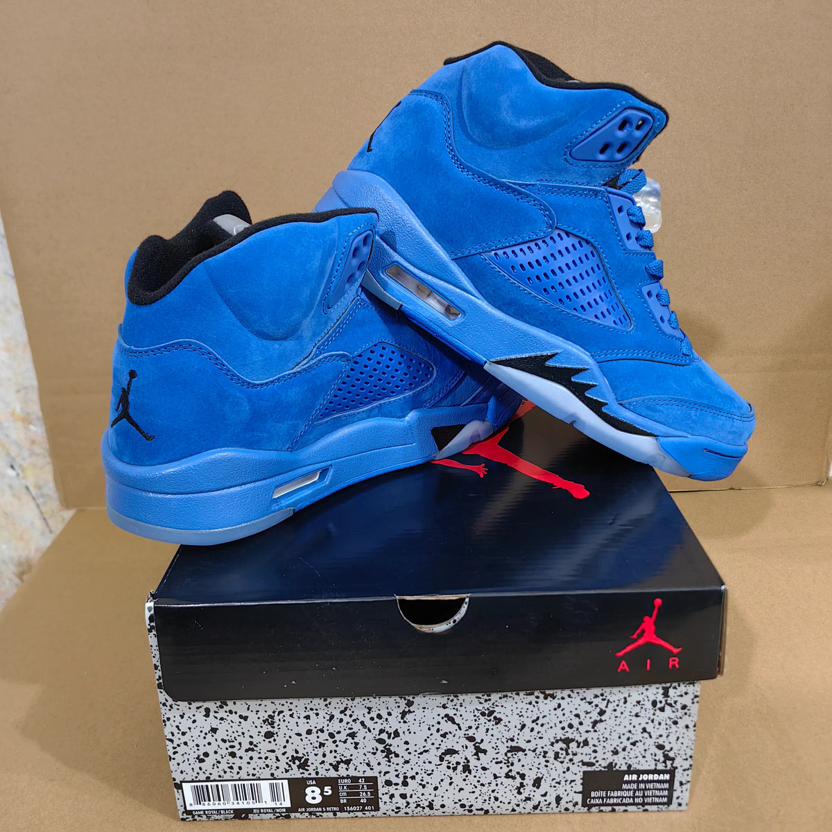 AJ 5 'Royal Blue' Shoes Sneakers - nk0004922 image 2