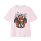 Sinner’s Flame Unisex Oversized Boxy Tee - Soft Pink, M image