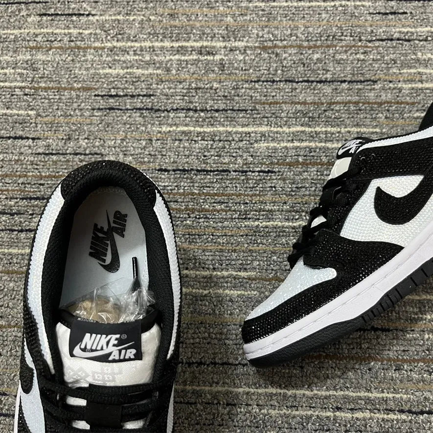 Dunk Low Black White Crystal Shoes Sneakers – nk0004834 image 7