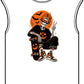 Retro Skater Skeleton Halloween Unisex Garment-Dyed Muscle Tee image