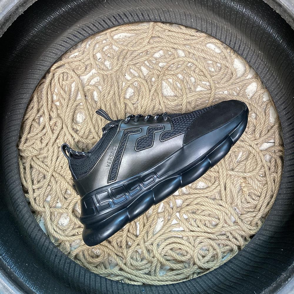 Chain Reaction Full Black Shoes Sneakers - ve0000001 image 2
