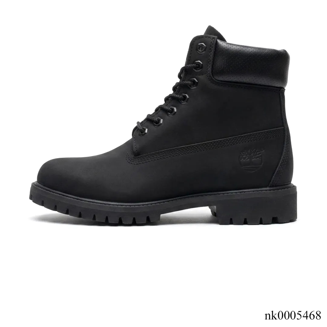 TBL 6 Inch Classic Waterproof Boot Wide ‘Black Nubuck’ Shoes Sneakers - nk0005468 image 1