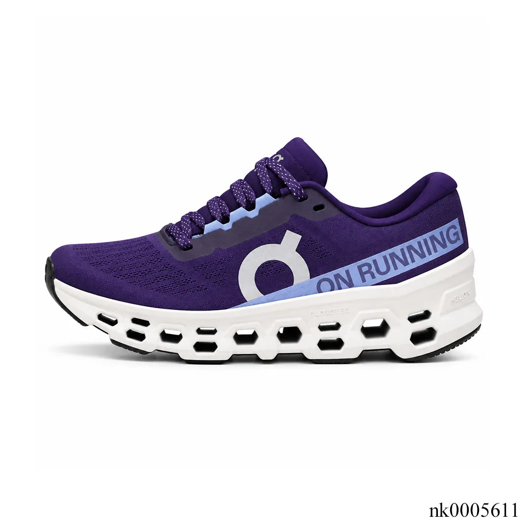 On Running Cloudmonster 3 Purple & Grey Shoes Sneakers - nk0005611 image 1