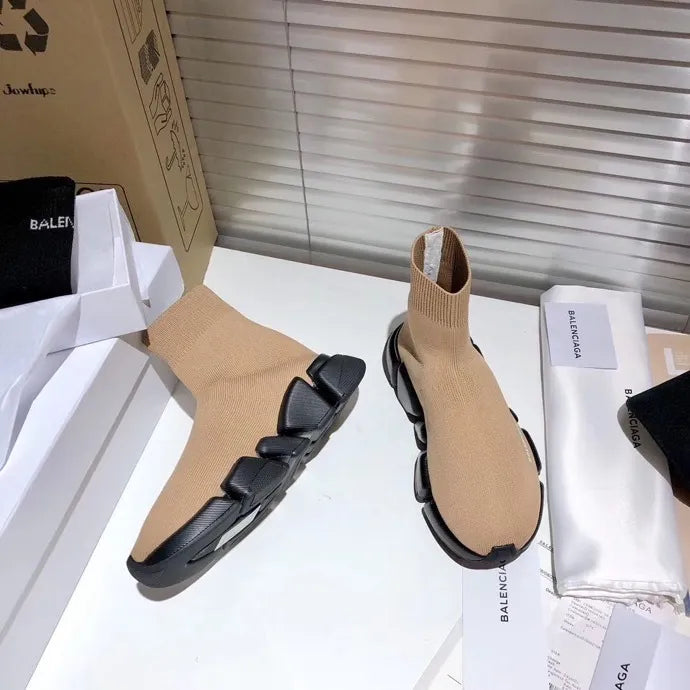 BLCG Speed 2.0 Recycled Knit Beige Black Shoes Sneakers - bl0000026 image 4