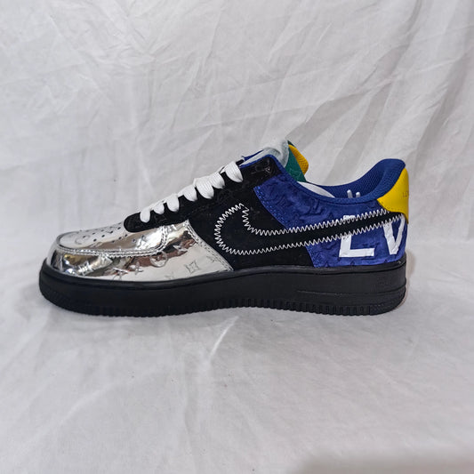 LV x AF 1 Low "Multi-Color Patchwork" Shoes Sneakers - nk0005327 image 2