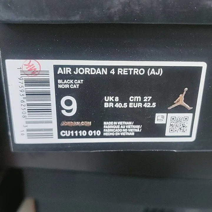 AJ 4 Retro Black Cat (2020) (Big Size Available) Shoes Sneakers - nk0000161 image 17