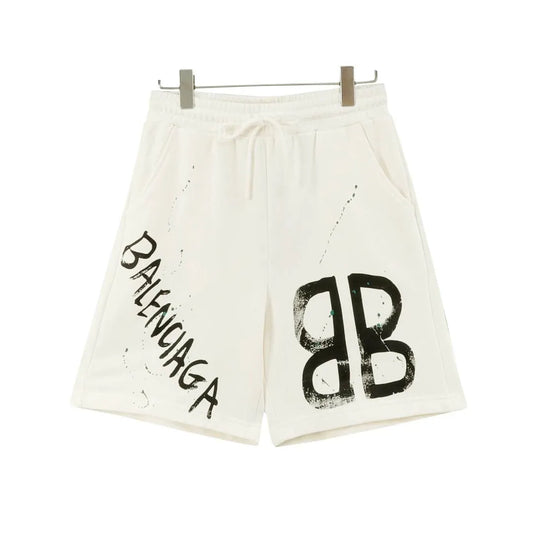 BLCG BB Graffiti Logo Shorts in White - 609 - blcg0000609 image 0