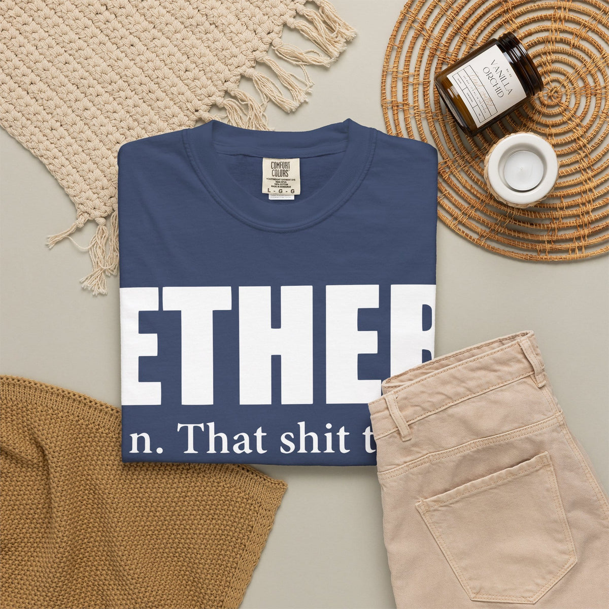 Ether Unisex Garment-Dyed T-shirt image 43