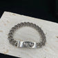 CH Fancy Link Curb Chain Bracelet  - CH0052 - Silver 2 image