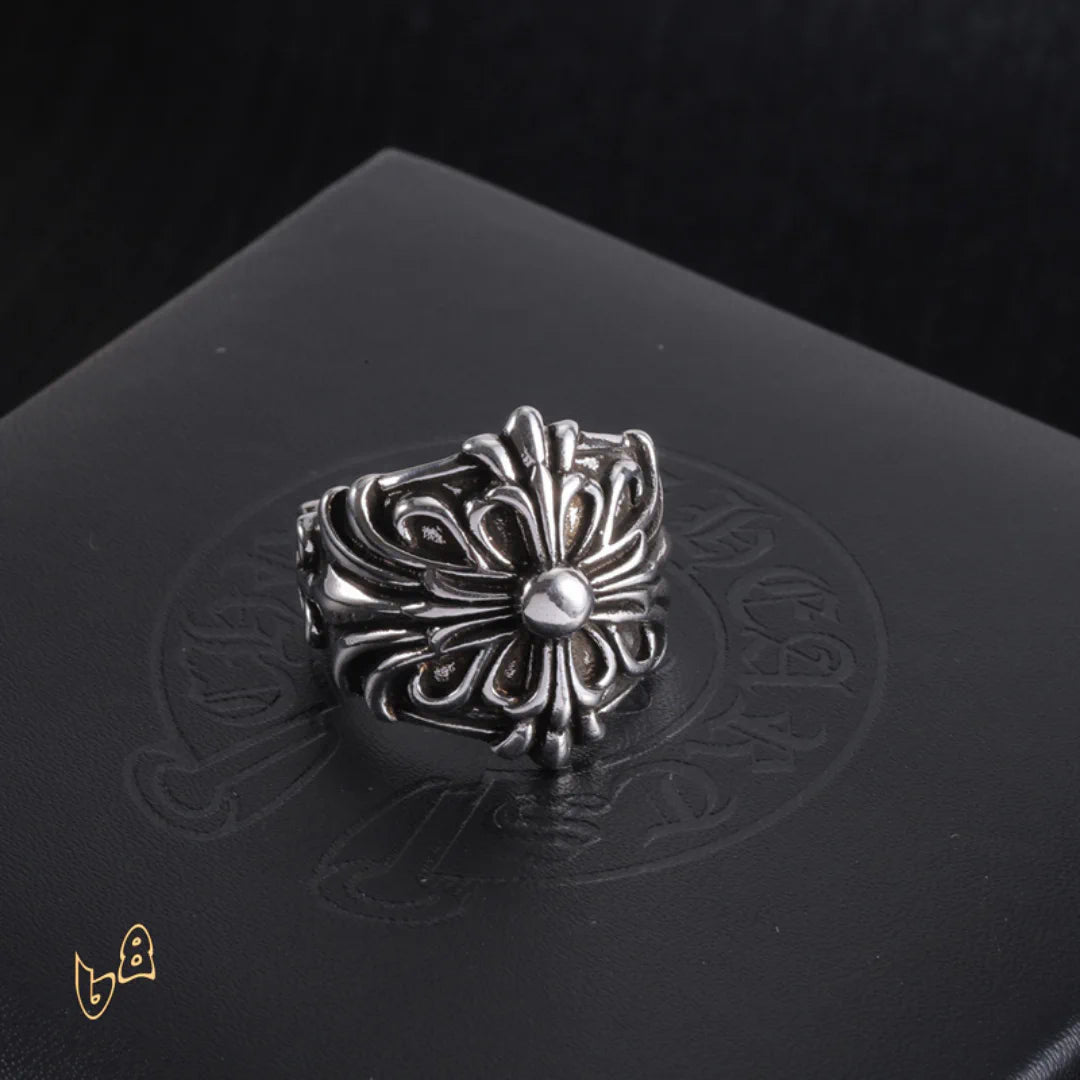 CH Cross Flower Ring - CH0091 image 5