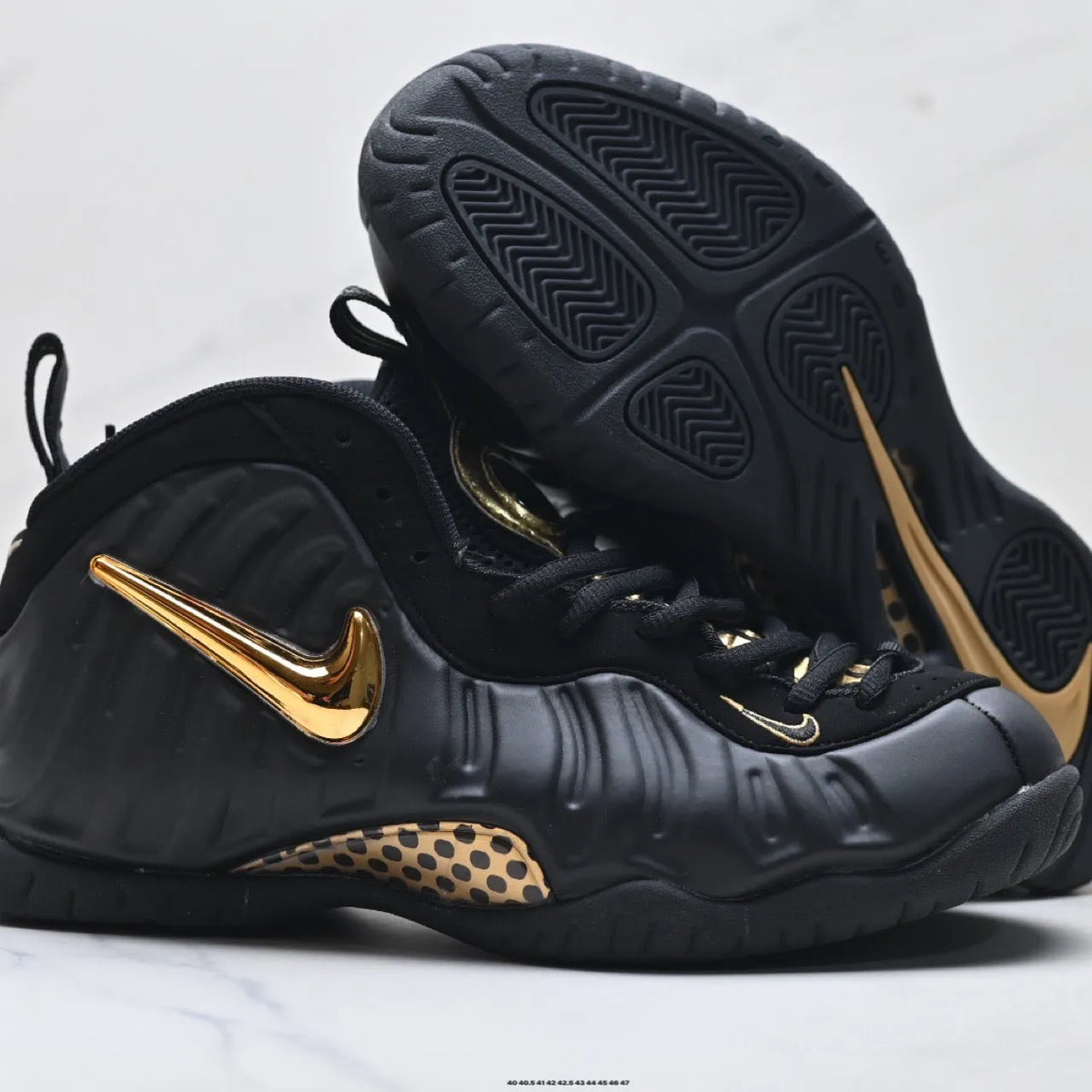 Air Foamposite Pro 'Black Metallic Gold' Shoes Sneakers – nk0004788 image 9