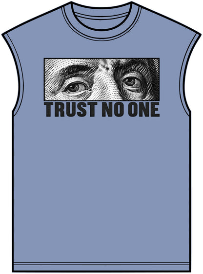 Graphic Print Unisex Garment-Dyed Muscle Tee – POD0039 image 8