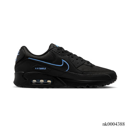 AM 90 Black University Blue Shoes Sneakers – nk0004388 image 0