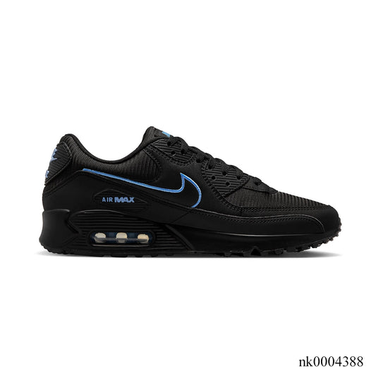AM 90 Black University Blue Shoes Sneakers – nk0004388 image 0