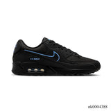 AM 90 Black University Blue Shoes Sneakers – nk0004388 image 0