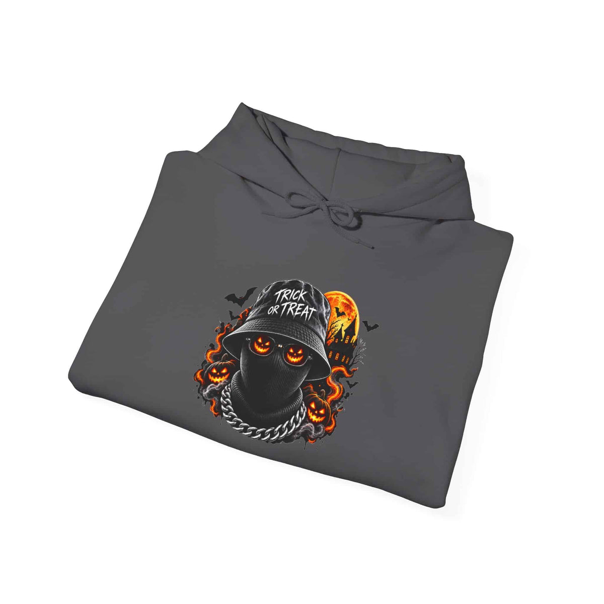 Spooky Streetwear Masked Hooded Sweatshirt image 55